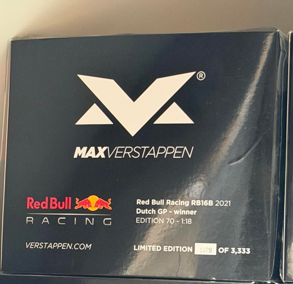 Max Verstappen Schaalmodellen & Helmen, Ophalen, Nieuw, Auto, Overige merken
