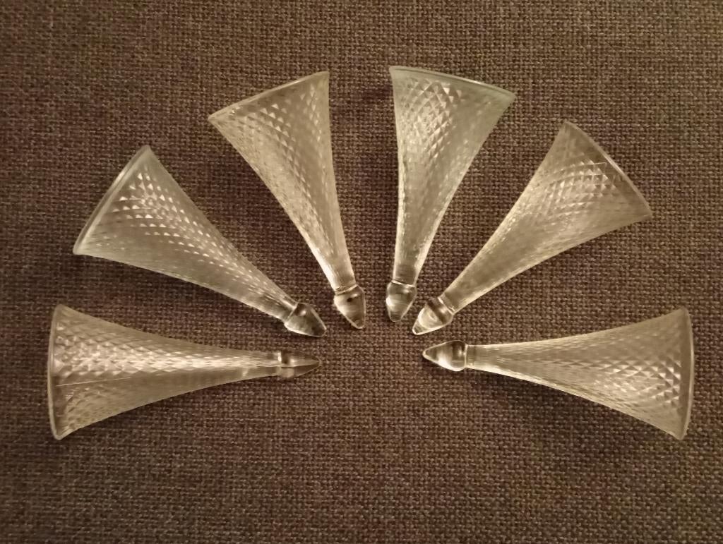 6 "Trinquette" proefglaasjes - Henri Marie jaren '50, Antiek en Kunst, Antiek | Glas en Kristal, Ophalen