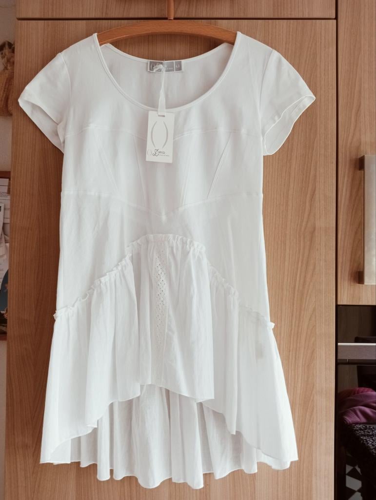 Deca Paris Top Tuniek Nieuw met Kaartje Maat S, Ophalen of Verzenden, Nieuw, Lange mouw