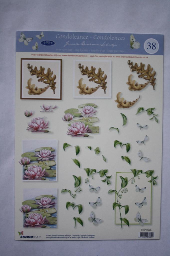 13 stuks Knipvellen Condolance 7178, Ophalen of Verzenden, Nieuw, Overige thema's, Knipvel