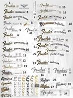 waterslide renovatiedecals bieden vanaf 3 stuks, Ophalen of Verzenden, Nieuw, Elektrische gitaar