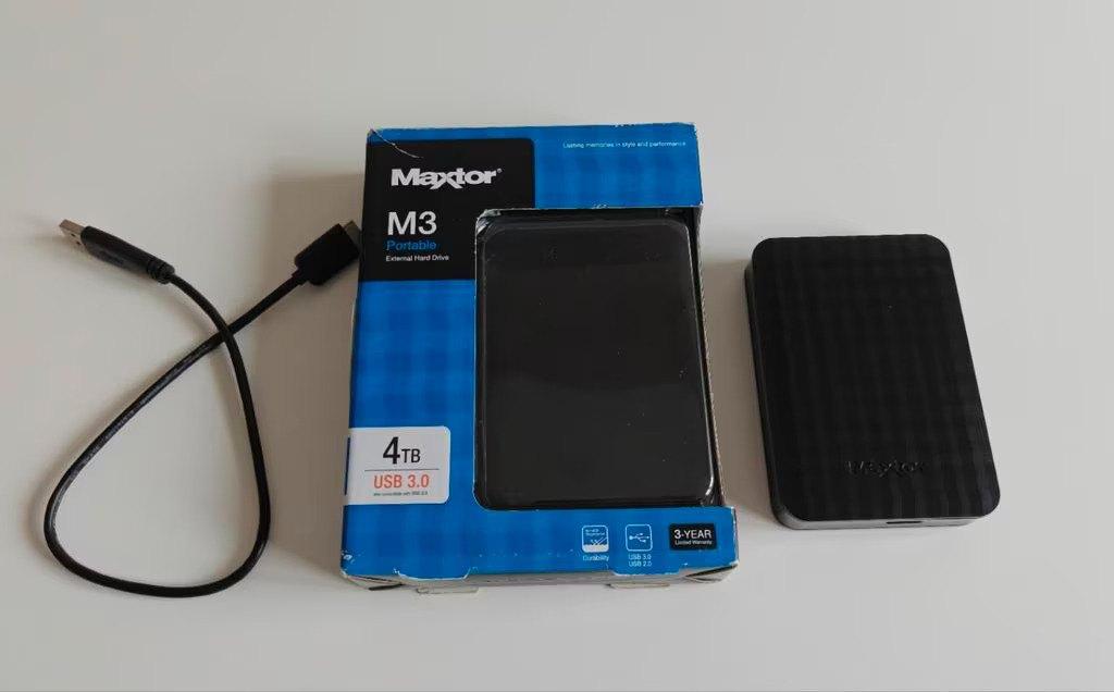 Externe HDD - Seagate Maxtor M3 - 4 TB, HDD, Ophalen of Verzenden, Zo goed als nieuw, Desktop