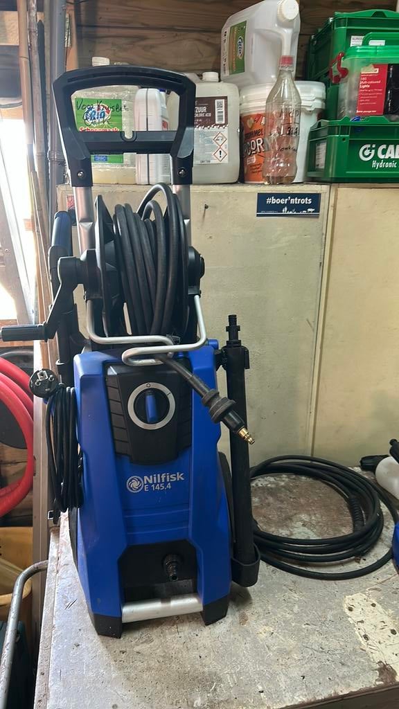 Nilfisk E 145.4 (voor onderdelen) + hulpstukken, Tuin en Terras, Hogedrukreinigers, Ophalen, Gebruikt, Elektrisch
