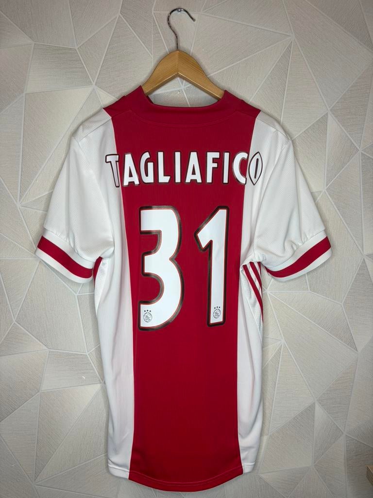 Ajax Thuis 2020/2021 Tagliafico, Maat L, Ophalen of Verzenden, Zo goed als nieuw, Shirt