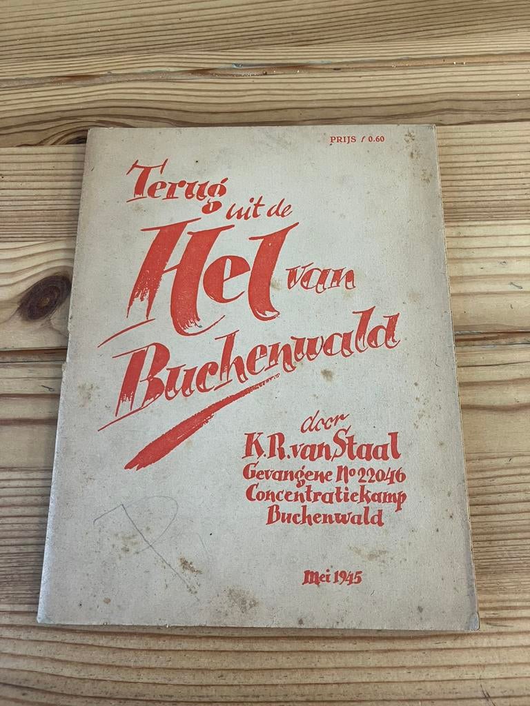 Boek Terug uit de hel van Buchenwald - K.R. Van Staal, Ophalen of Verzenden, Zo goed als nieuw