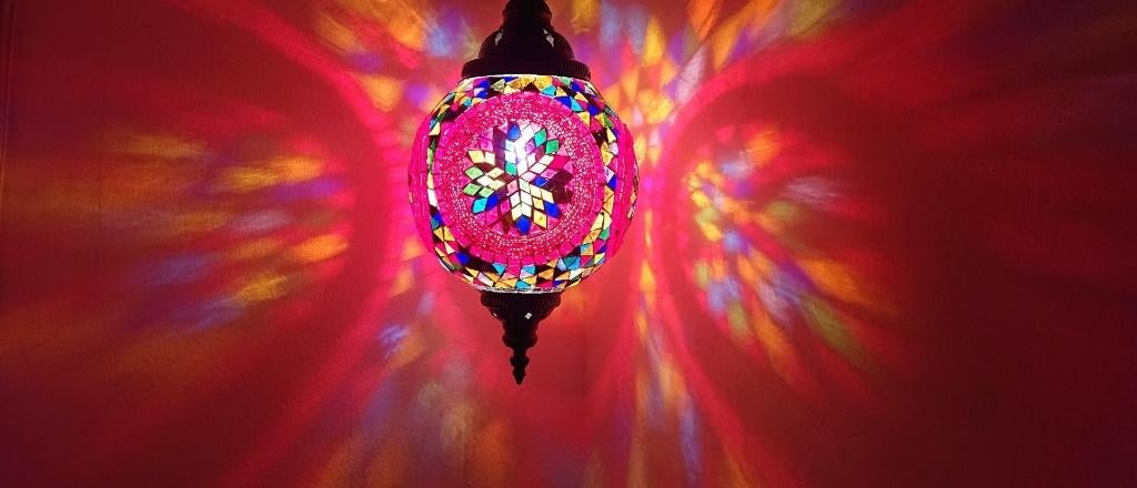 Diverse Oosters Arabische Boho glasmozaiek hanglamp lamp TXL, Oosters Arabisch 1001nacht Boho Ibiza Marrakech Marokkaans Turks