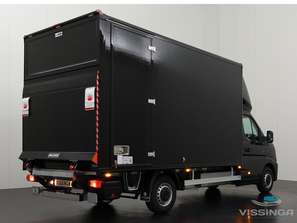 Renault Master E-Tech Bakwagen 420x211x232 (20.5m3) 87 kWh, Auto's, Bestelauto's, Stof, Huisgarantie, 143 pk, Zwart