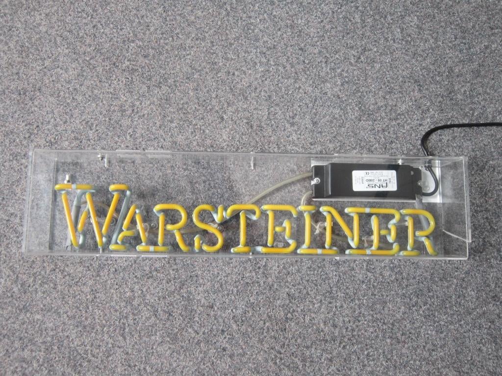 WARSTEINER NEON LICHTRECLAME, Verzamelen, Biermerken, Ophalen, Zo goed als nieuw, Overige typen, Overige merken