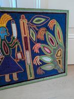 Huichol vintage kunstwerk Mexico seventies, Ophalen of Verzenden