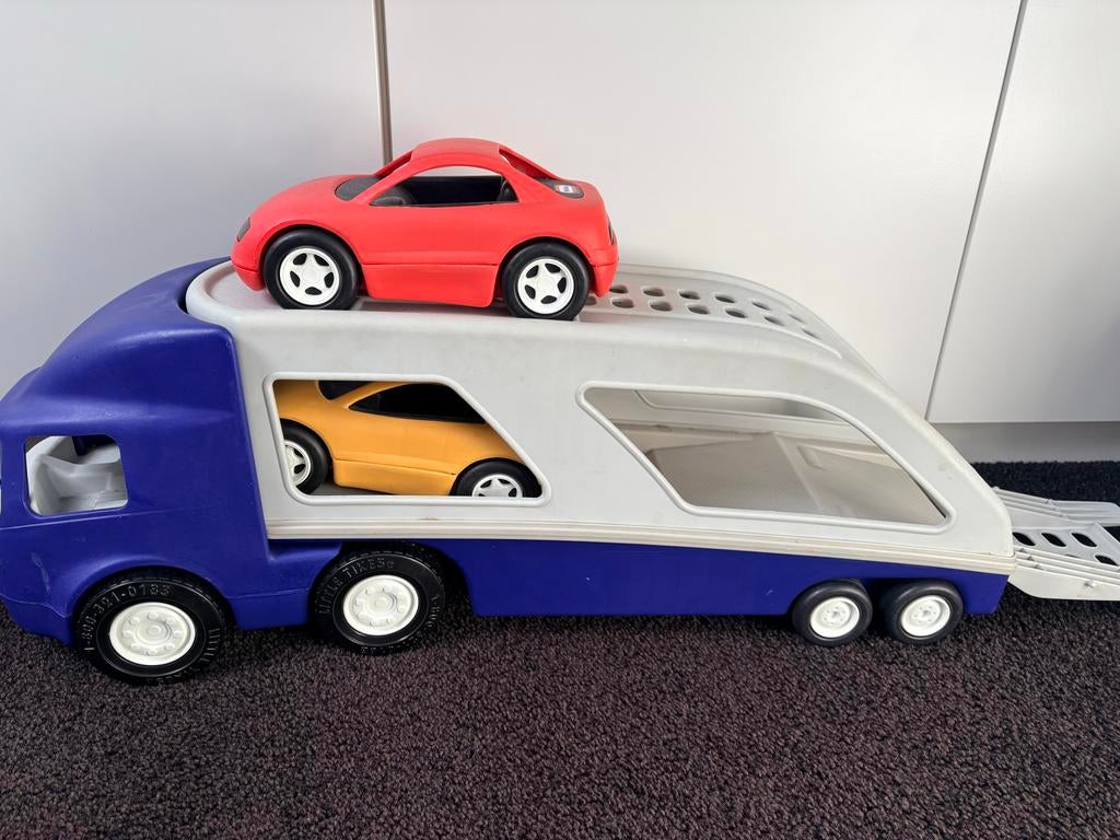 Little Tikes autotransporter met 2 auto's, Ophalen, Gebruikt