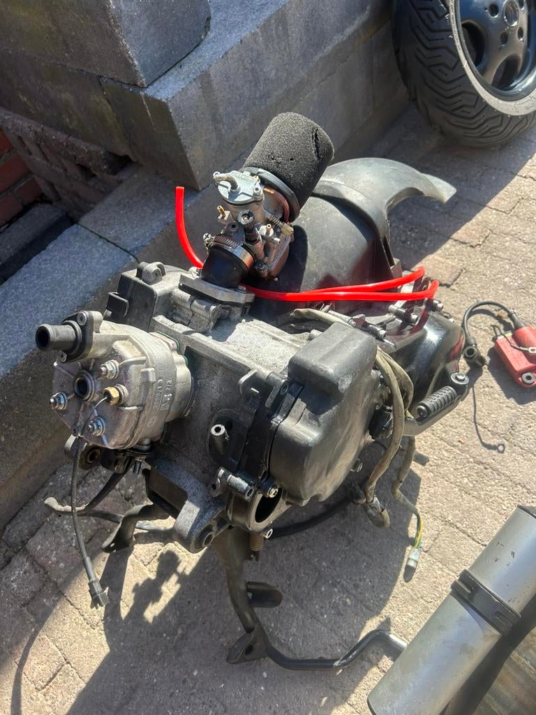 Piaggio Sp98 blok 50cc hoogtoerig teruil, Ophalen, Zo goed als nieuw, Blok, Piaggio