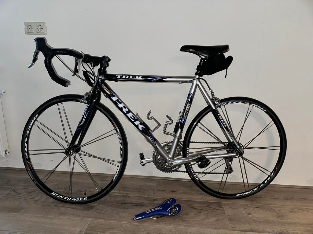 Trek United Postal racefiets - Shimano Ultegra, nieuw zadel, Fietsen en Brommers, Fietsen | Racefietsen, 28 inch, Gebruikt, Aluminium