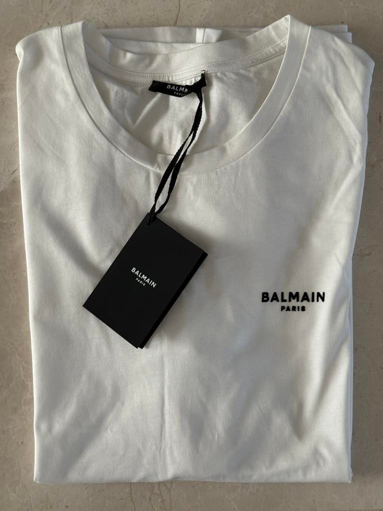 Balmain T-shirts (wit, maat M), Ophalen, Nieuw, Overige maten, Wit
