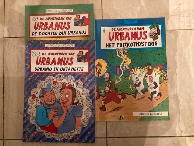 URBANUS 3 STRIPS, Meerdere stripboeken, Ophalen of Verzenden, Zo goed als nieuw, Linthout en Urbanus