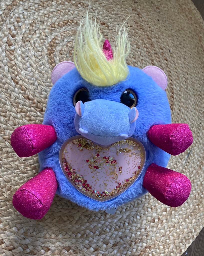 Knuffel rainbocorns nijlpaard, Kinderen en Baby's, Speelgoed | Knuffels en Pluche, Ophalen of Verzenden, Zo goed als nieuw, Overige typen