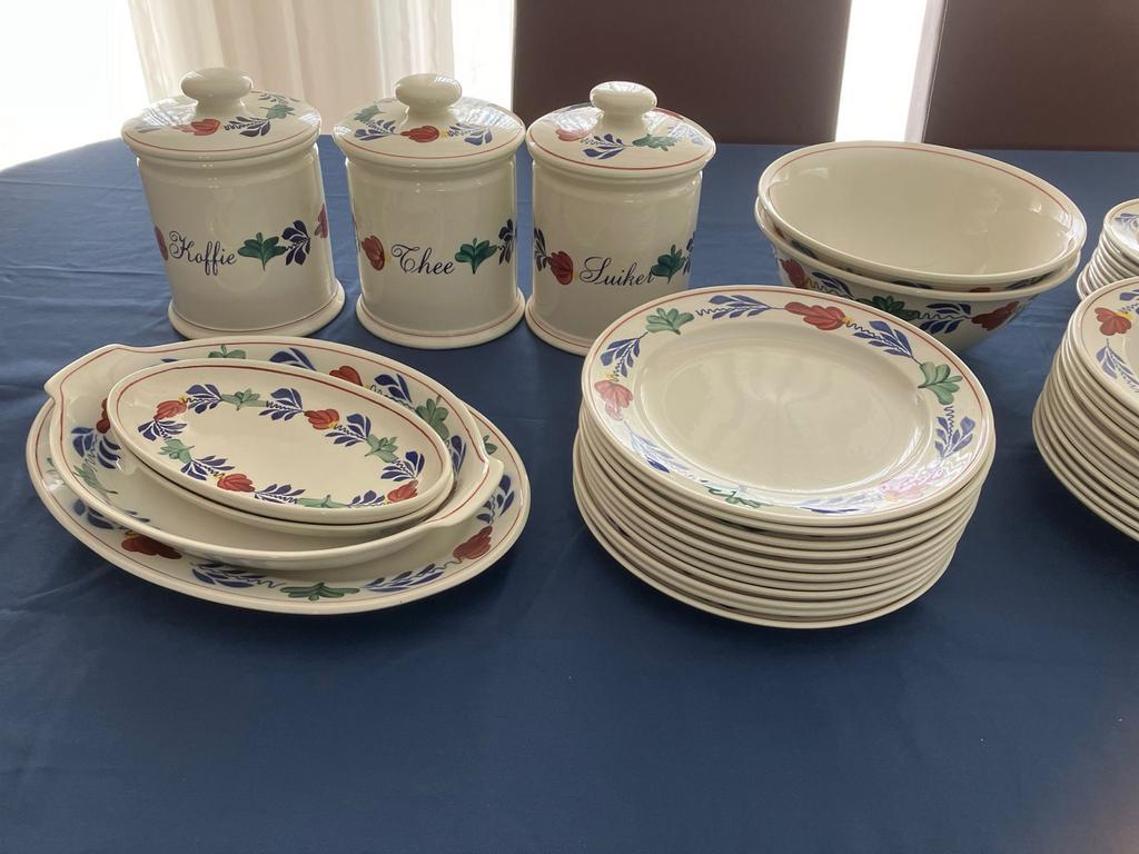 Groot servies Boerenbond, Ophalen, Gebruikt, Keramiek, Boerenbont