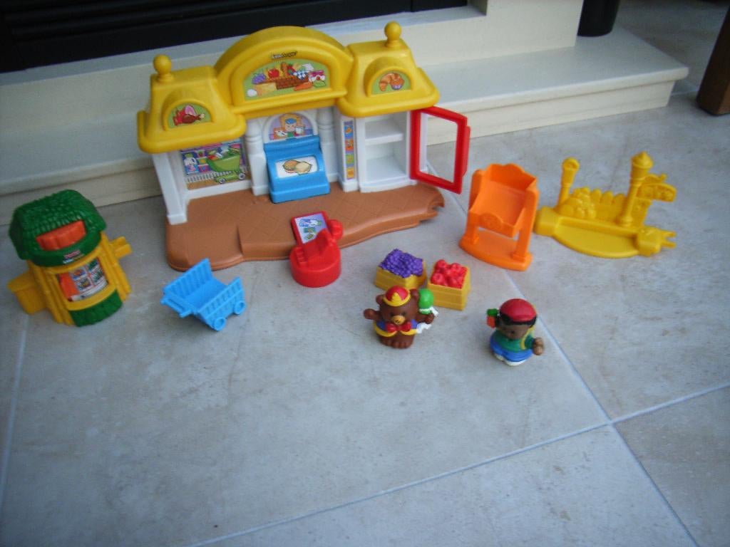 Fisher Price -Little People speelset groentenwinkel, Kinderen en Baby's, Speelgoed | Fisher-Price, Ophalen of Verzenden, Gebruikt