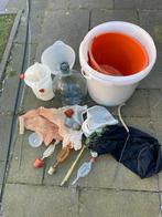 Complete Wijn Maak Set: Ontluchters, Meter, Karaf 2x, Emmer, Ophalen of Verzenden, Gebruikt