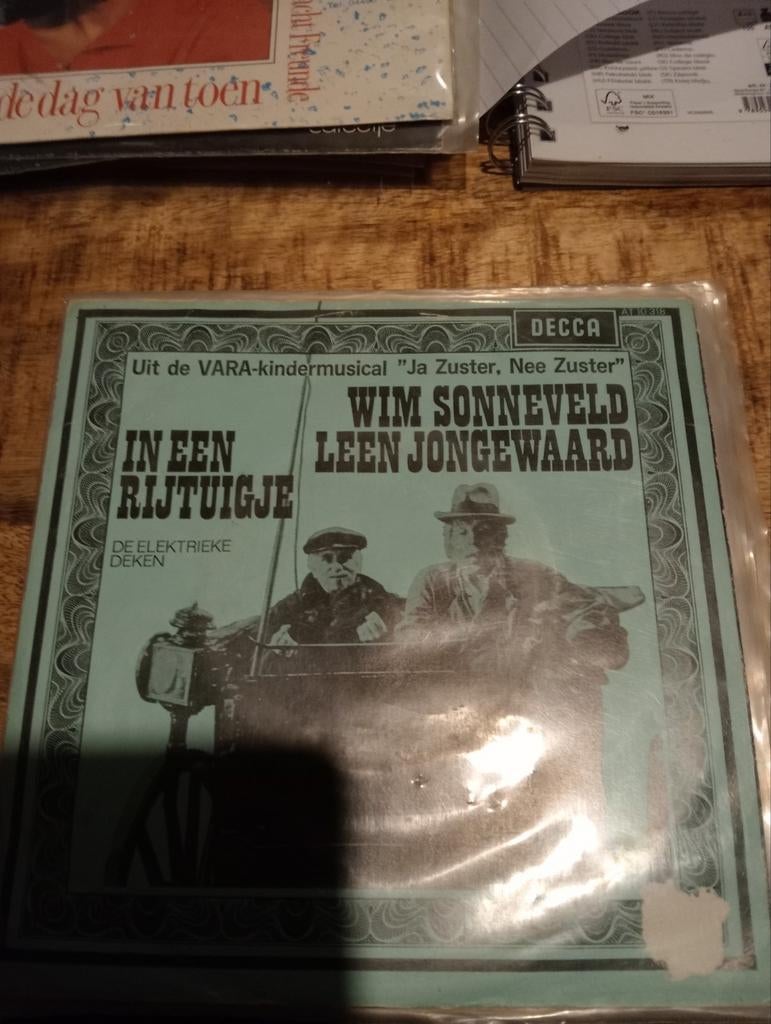 Wim Sonneveld en leen jongewaard - in een rijtuigje, Ophalen of Verzenden, Zo goed als nieuw, Overige formaten, Levenslied of Smartlap