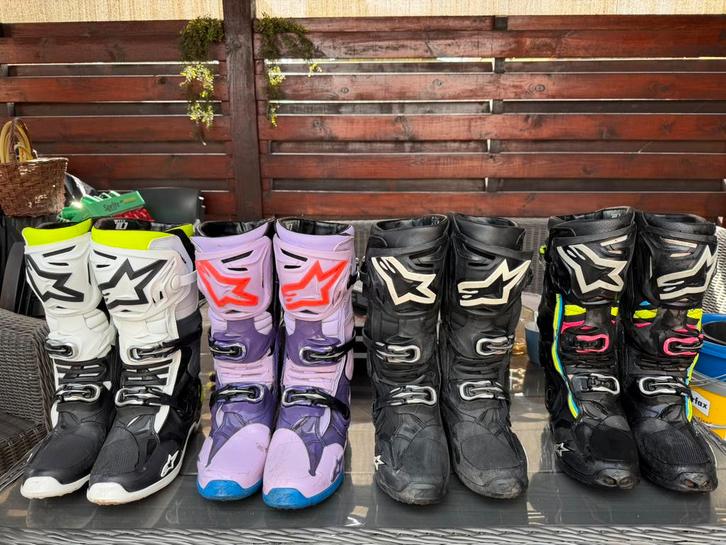 Alpinestars Tech 10 crosslaarzen (44,5 / maat 10), Motoren, Kleding | Motorkleding, Ophalen of Verzenden