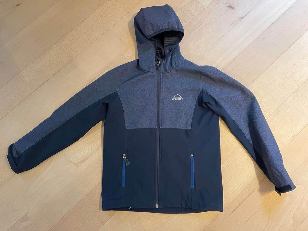 McKinley windstopper, donkerblauw, maat 152, Ophalen of Verzenden, Gebruikt, Jongen of Meisje, Jas