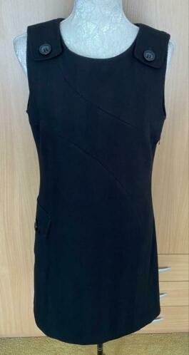 Monari jurk maat 38, Kleding | Dames, Jurken, Zo goed als nieuw, Maat 38/40 (M), Zwart, Boven de knie, Ophalen of Verzenden