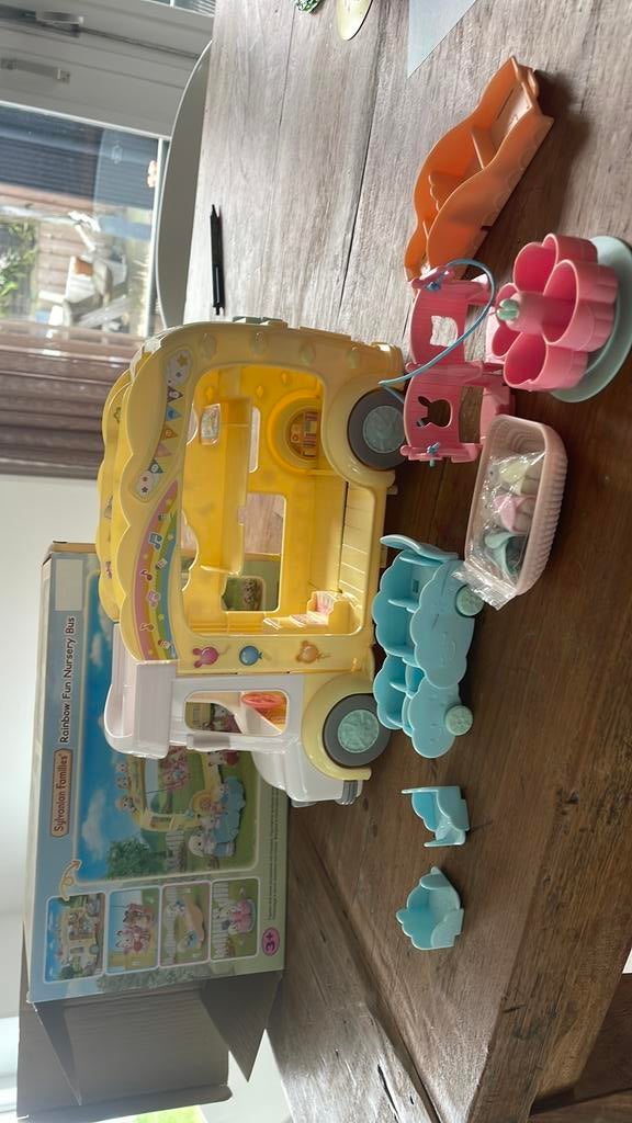 Sylvanian families nursery bus, Ophalen of Verzenden, Zo goed als nieuw