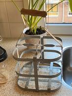 Vintage flessenhouder, Ophalen, Zo goed als nieuw