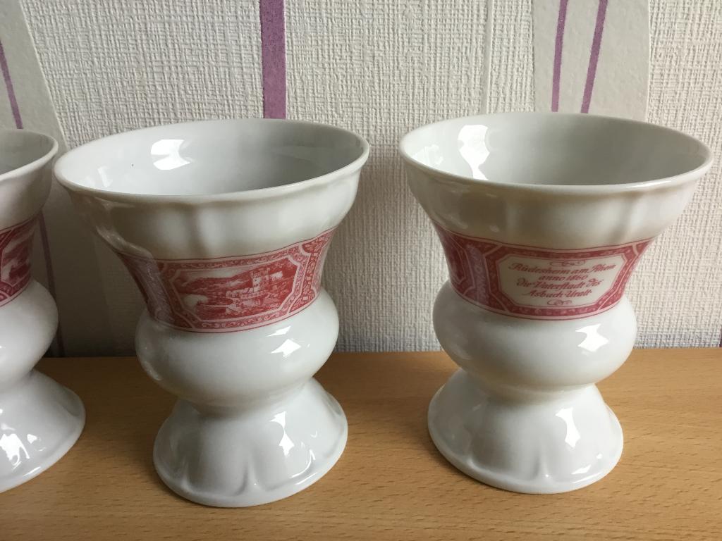 Vier koffiebekers Heinrich Rüdesheimer, Ophalen of Verzenden