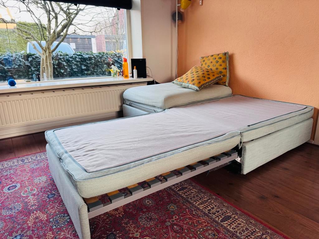 2x IKEA VALLENTUNA slaapbank modules [Sofabed], Huis en Inrichting, Slaapkamer | Slaapbanken, Ophalen, Gebruikt, Tweepersoons