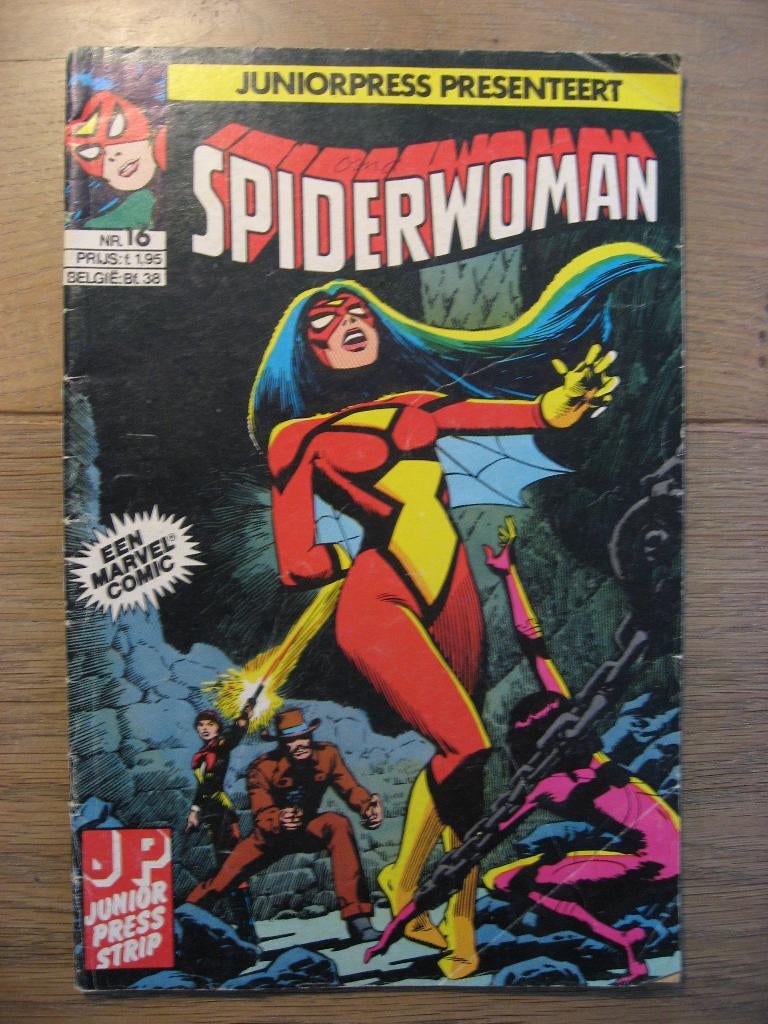 Spiderwoman. Nr 16. 1983. Junior Press., Eén stripboek, Ophalen of Verzenden, Gelezen