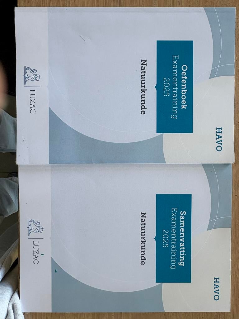 Luzac Examentraining Natuurkunde HAVO 2025 (Oefenboek & Same, Boeken, Schoolboeken, Ophalen, Zo goed als nieuw, HAVO, Natuurkunde