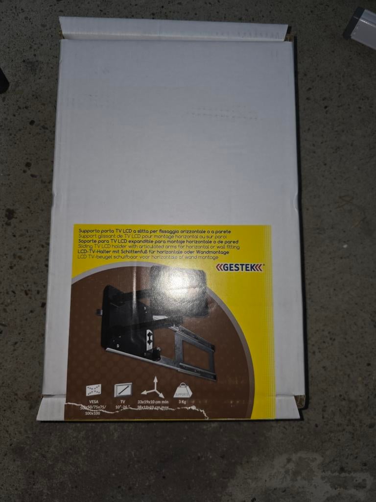 Tv beugel draaibaar en verschuifbaar nieuw, Ophalen of Verzenden, Nieuw