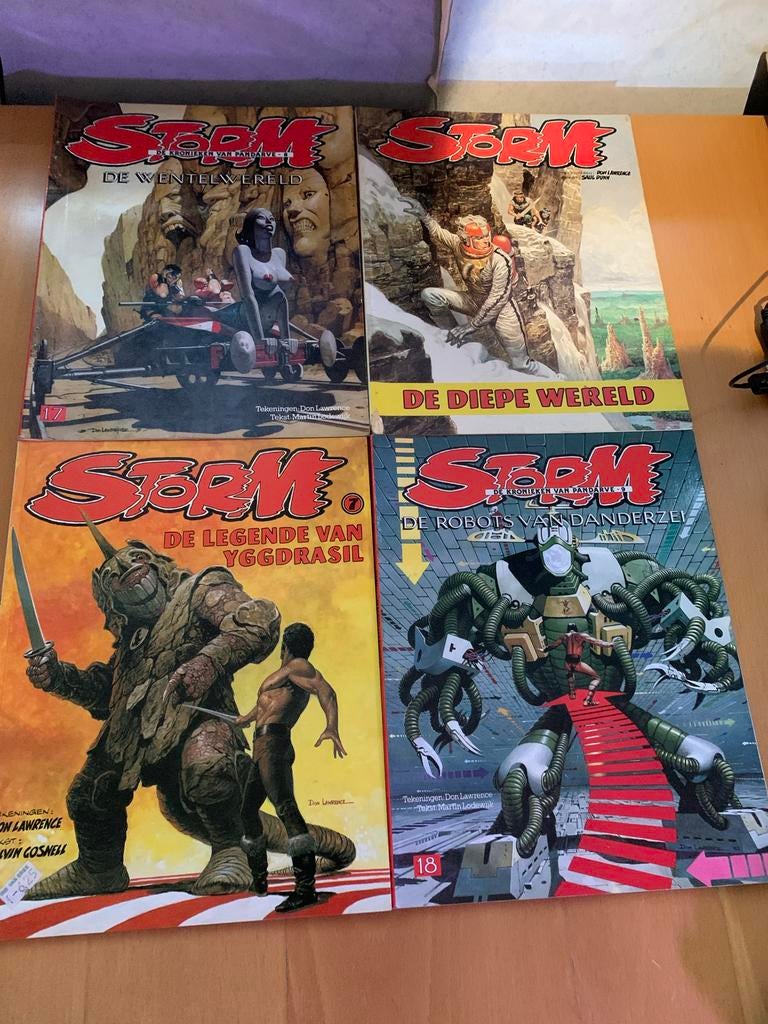 Storm stripboeken - serie van 9 delen, Boeken, Stripboeken, Complete serie of reeks, Ophalen of Verzenden, Gelezen