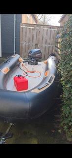 Rubberboot met Mariner 8pk buitenboordmotor, Ophalen, Gebruikt
