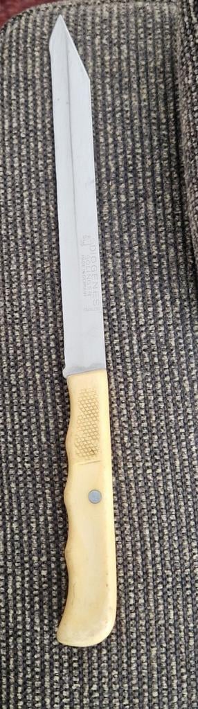 Vintage Diogenes Solingen broodmes - Made in Germany, Huis en Inrichting, Keuken | Bestek, Ophalen, Gebruikt, Rvs of Chroom, Los bestek