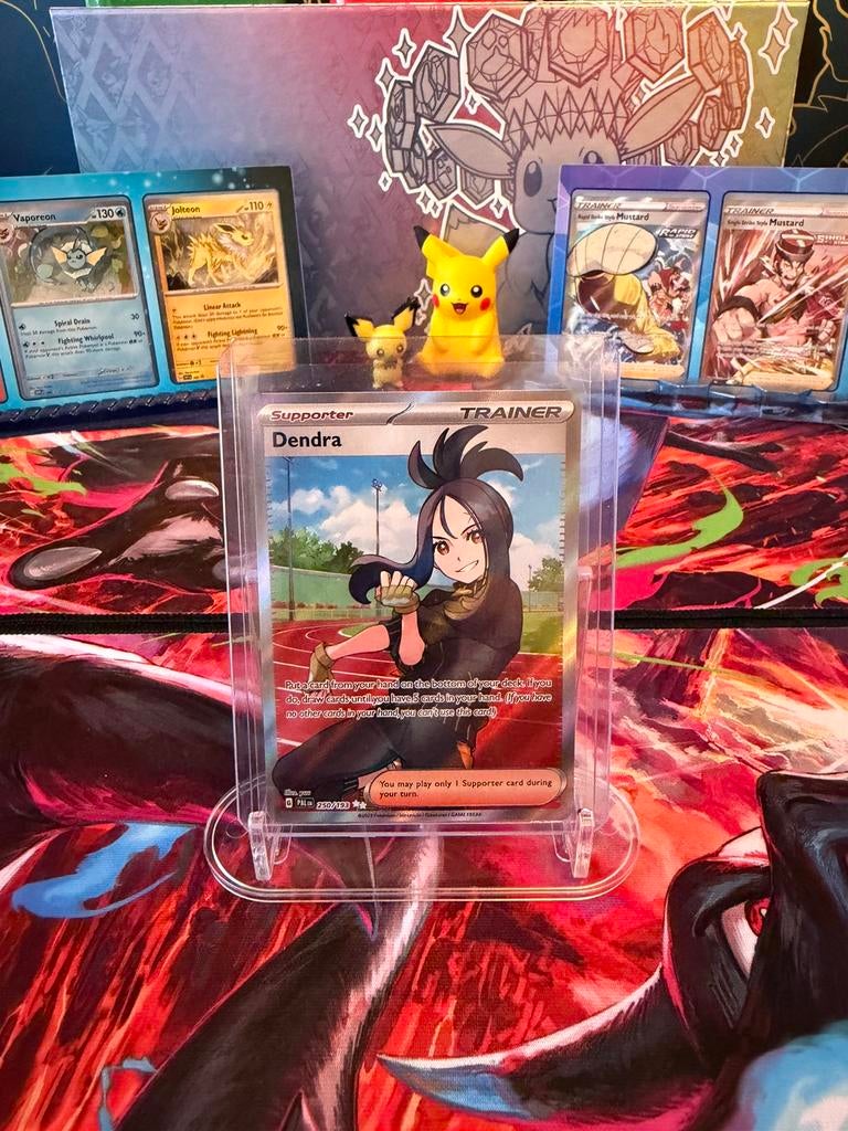 Dendra - Pokemon Paldea Evolved (PAL 250), Ophalen of Verzenden, Nieuw, Losse kaart