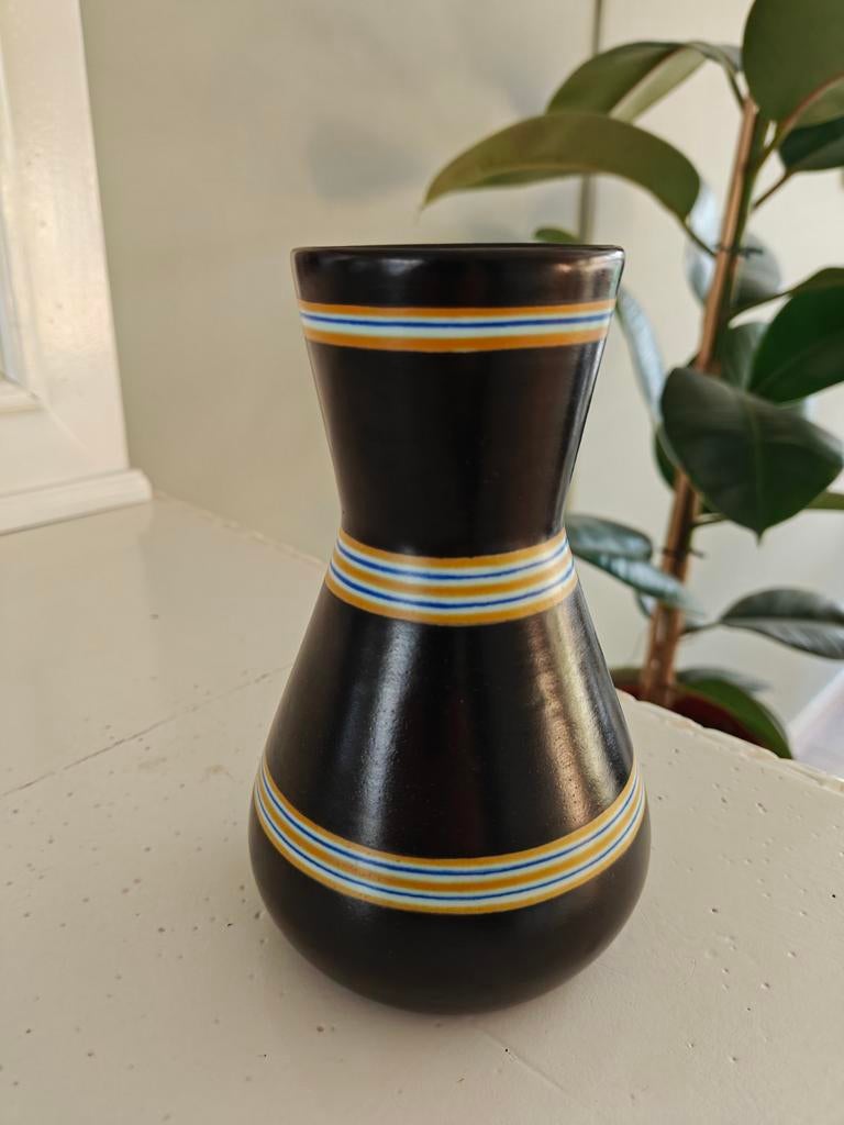 Antieke plateel vaas art deco Schoonhoven, Antiek en Kunst, Ophalen of Verzenden