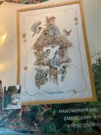 BORDUURPAKKET LANARTE M. BASTIN VOGELHUISJE 34274, Verzenden, Nieuw, Handborduren, Borduurpakket