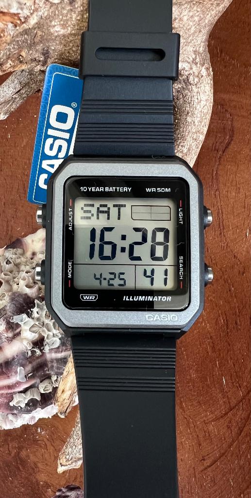 Casio W-221H-1AV- Nieuw, Verzenden, Polshorloge, Overige materialen, Nieuw