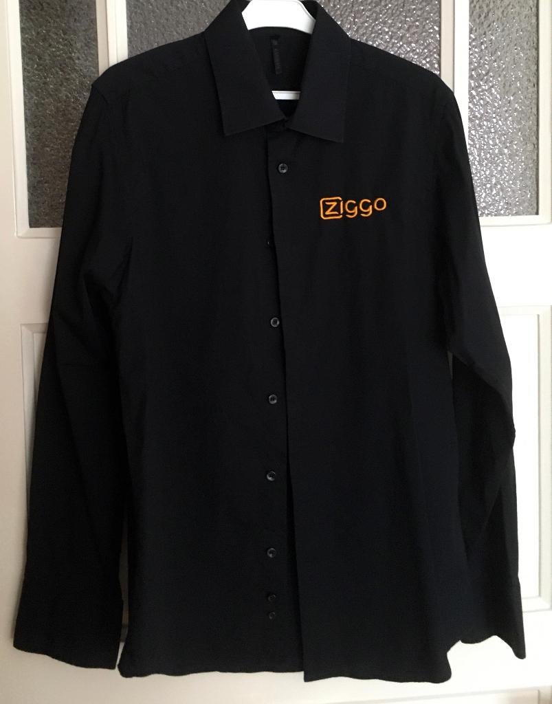 Heren overhemd van Kariban, maat M, zwart, Kleding | Heren, Kariban, Zwart, Zo goed als nieuw, Halswijdte 39/40 (M)