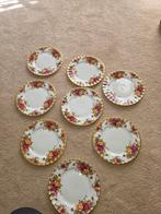 Royal albert old country roses 8 gebaks borden, Ophalen of Verzenden, Zo goed als nieuw, Bord(en), Overige stijlen