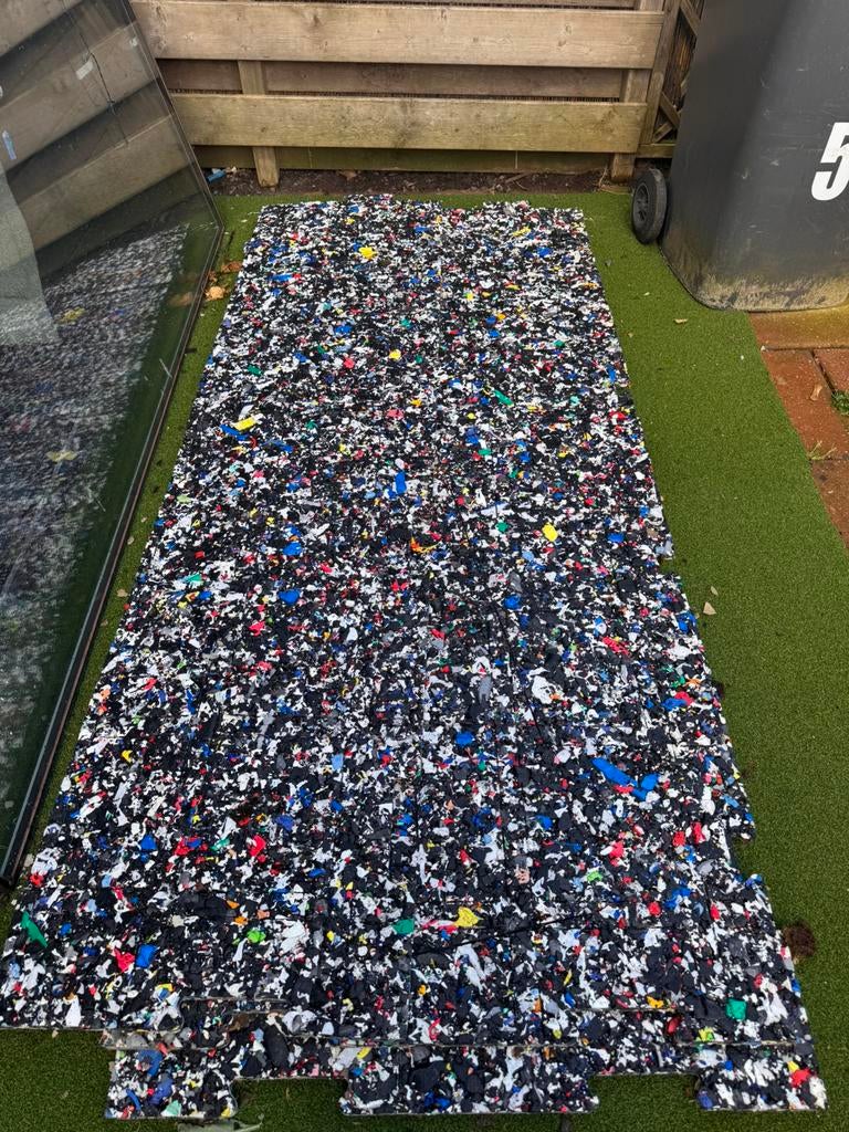 Valdememping plaat kunstgras nieuw, Ophalen of Verzenden, Zo goed als nieuw