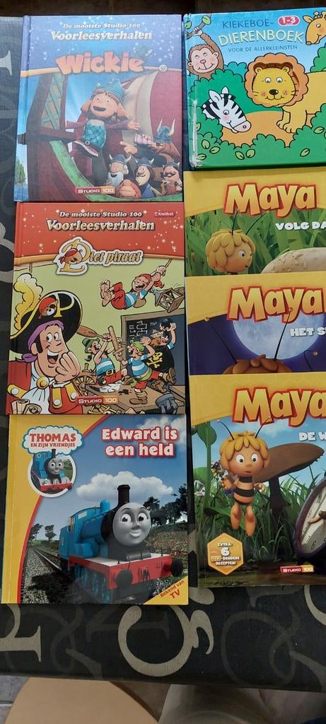 Kinderboeken: Wickie, Maya de Bij, Thomas, Bob de Bouwer, Boeken, Ophalen of Verzenden, Gelezen, Diverse auteurs, Fictie algemeen