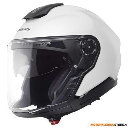 Schuberth J2 Jethelm, Wit, Motoren, Kleding | Motorhelmen, Nieuw met kaartje, Ophalen of Verzenden