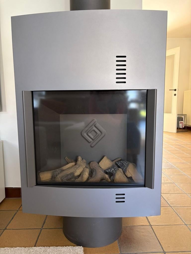 Vrijstaande gashaard Fuga, Ophalen, Zo goed als nieuw, Vrijstaande haard, Gashaard