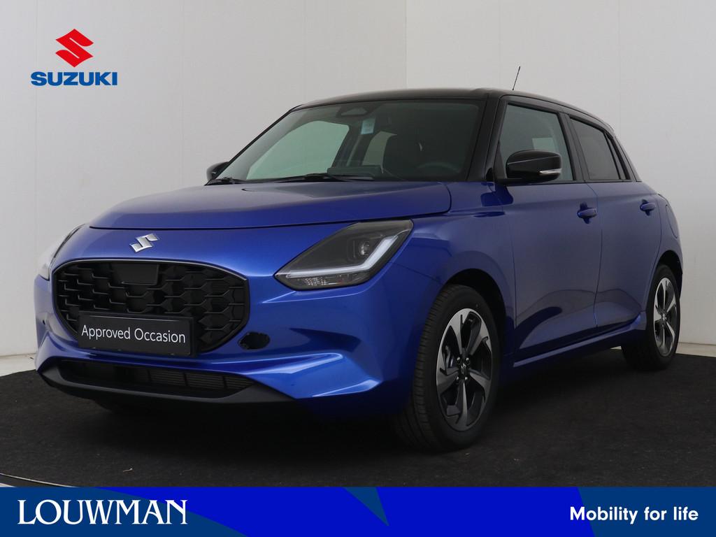 Suzuki Swift 1.2 Style Smart Hybrid | Climate Control | 16", Voorwielaandrijving, Stof, Zwart, Blauw