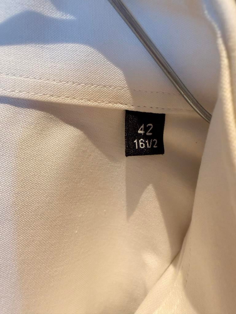 Hugo Boss smoking overhemd maat 42 - 16 1/2, Kleding | Heren, Overhemden, Ophalen of Verzenden, Zo goed als nieuw, Wit, Halswijdte 41/42 (L)