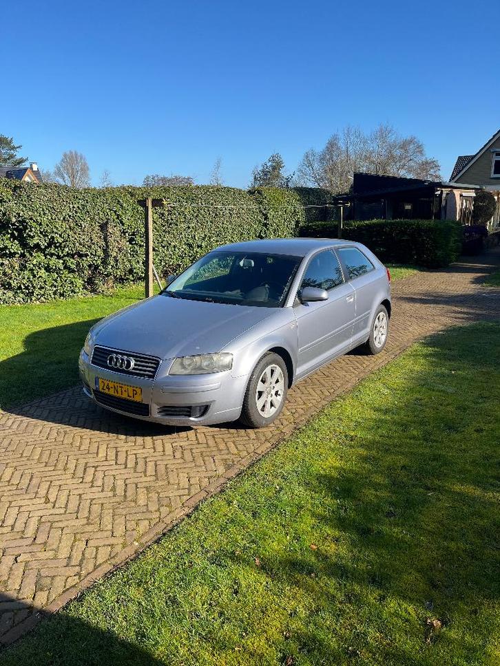Audi A3 1.6 75KW 3D 2004 Grijs, Auto's, Audi, Particulier, A3, ABS, Airbags, Airconditioning, Alarm, Centrale vergrendeling, Cruise Control