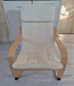 Ikea Poäng kinderstoel, Huis en Inrichting, Stoelen, Ophalen, Gebruikt, Bruin, Eén